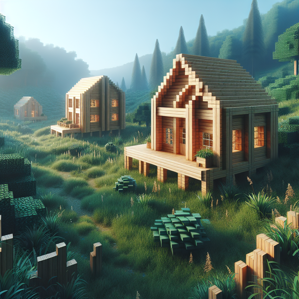 Inspirasi Desain Rumah Kayu Minecraft yang Estetis