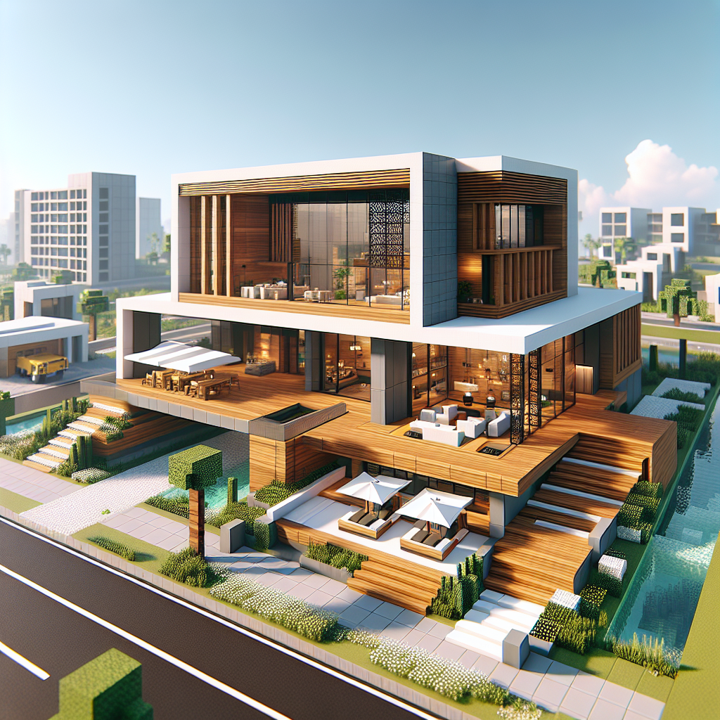 Menginspirasi dengan Kreasi Desain Rumah Modern di Minecraft